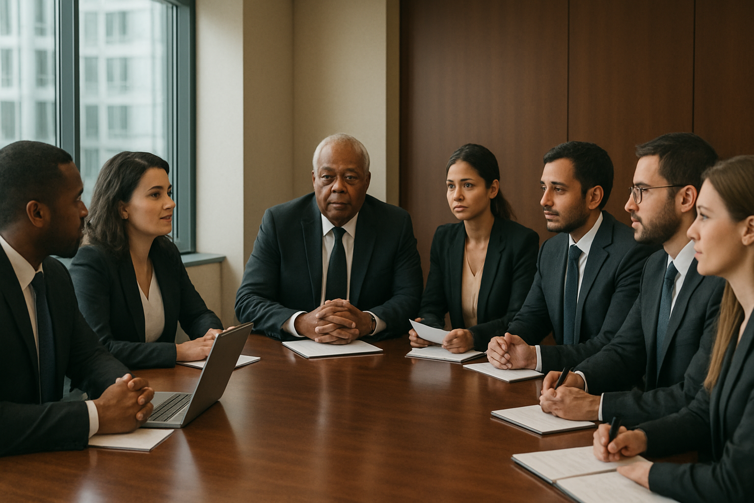 Legal team in conference